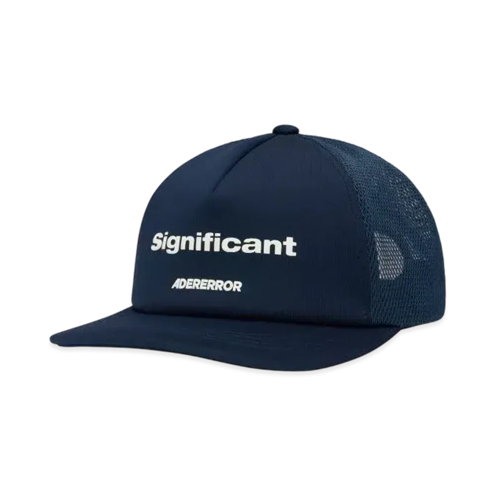 ADERERROR Significant Tag Cap 02 "Navy"