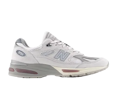 New Balance 991V2 Made in UK "Wind Chime/Brilliant White"