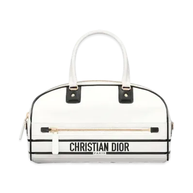 DIOR VIBE Medium Bowling Bag "White"