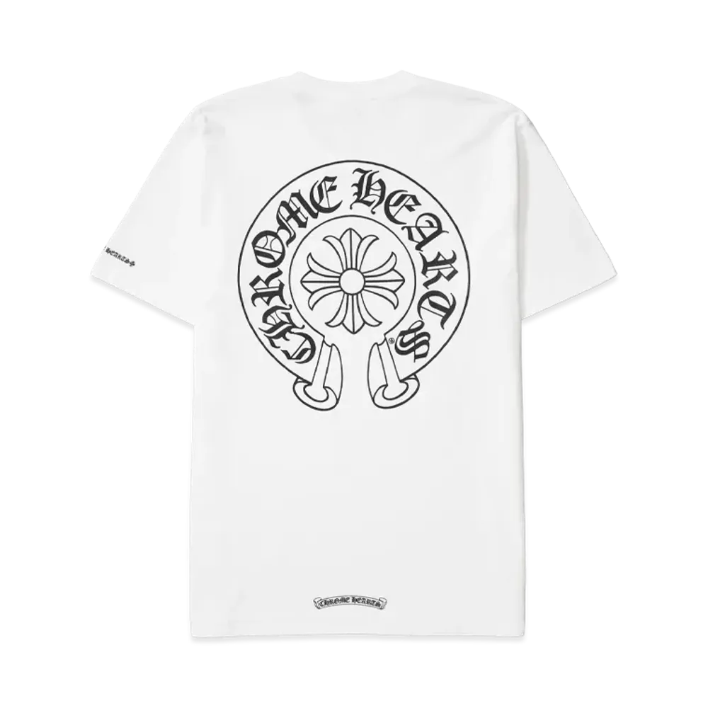 Chrome Hearts Horseshoe Logo Pocket T-Shirt "White"
