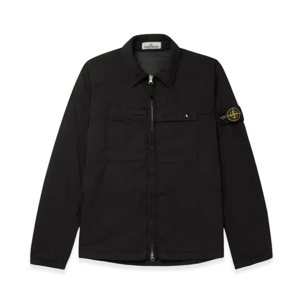 Stone Island 10404 Two Pocket Nylon Overshirt - 20FW "Black"