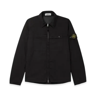Stone Island 10404 Two Pocket Nylon Overshirt - 20FW "Black"