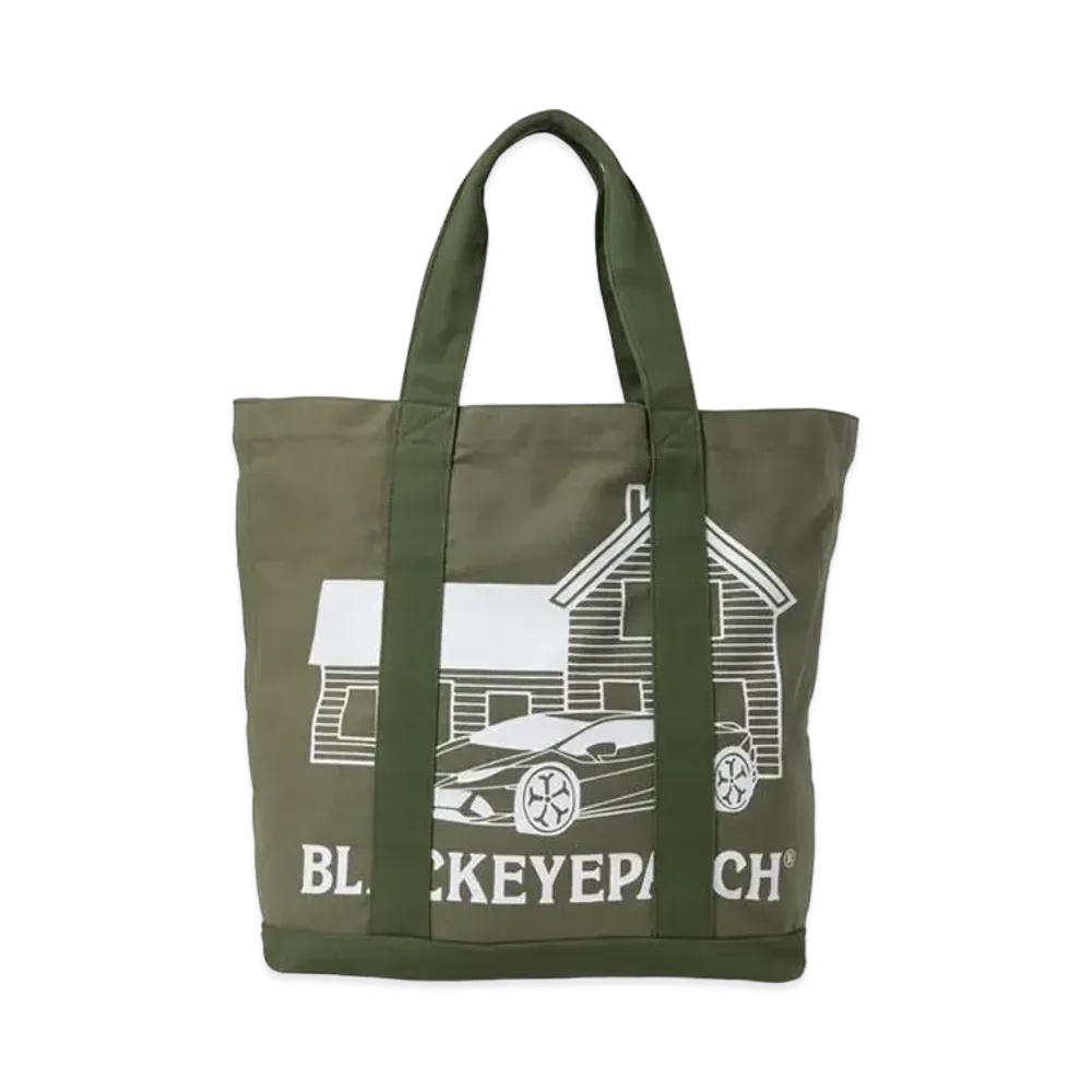 BlackEyePatch SECOND HOUSE TOTE BAG "Olive"