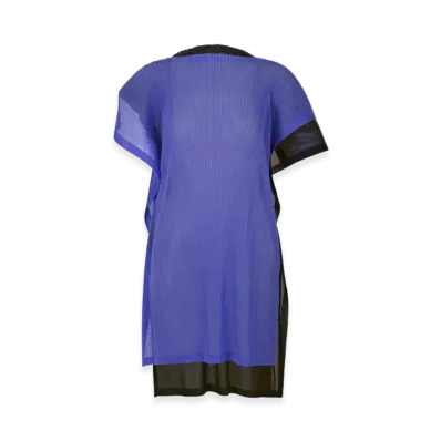 PLEATS PLEASE ISSEY MIYAKE Sheer Square "Blue/Navy"