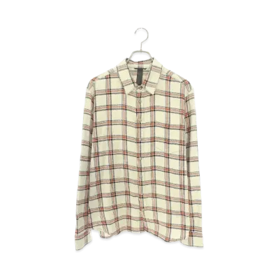 Chrome Hearts Looseends Sleeve Cross Patch Cross Ball Button L/S Shirt "Beige"