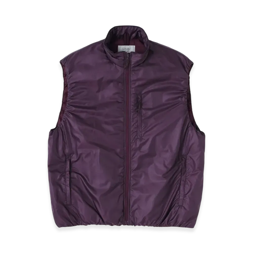 SEDAN ALL-PURPOSE Packable Puff Vest "Burgundy"