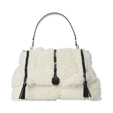 Chloe Penelope Large Soft Shoulder Bag "Snow White"