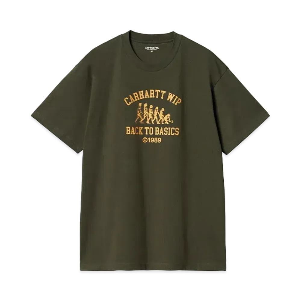 Carhartt WIP S/S Basics T-Shirt "Office Green/Winter Spice"