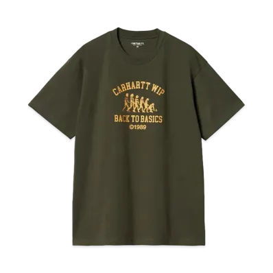 Carhartt WIP S/S Basics T-Shirt "Office Green/Winter Spice"