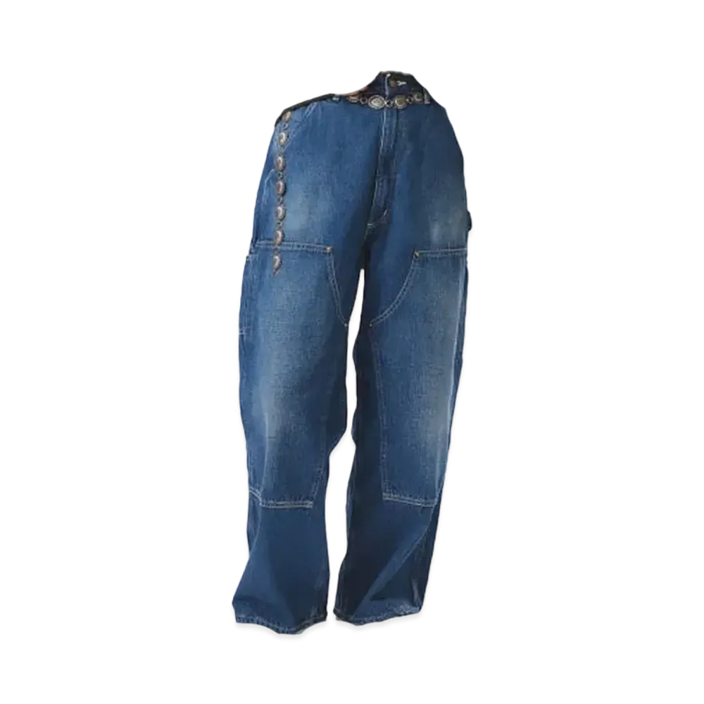 BEAMS BOY x orSlow Double Knee Used Special "Denim Used"