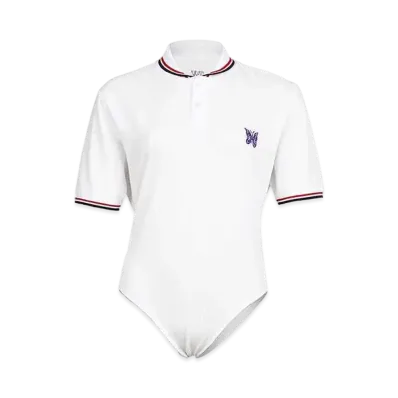 Needles x TW Polo Bodysuit "White"