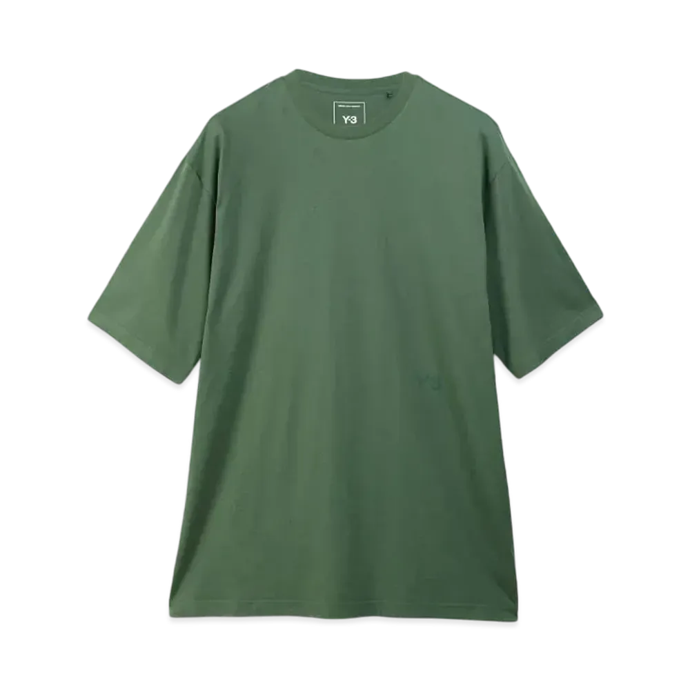 Y-3 U Boxy Short Sleeve Tee "Green Oxide"