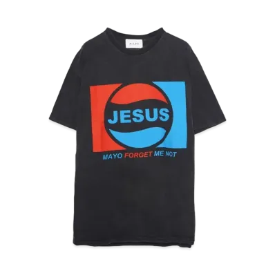 MAYO JESUS MAYO Short Sleeve Tee "FADE BLACK"