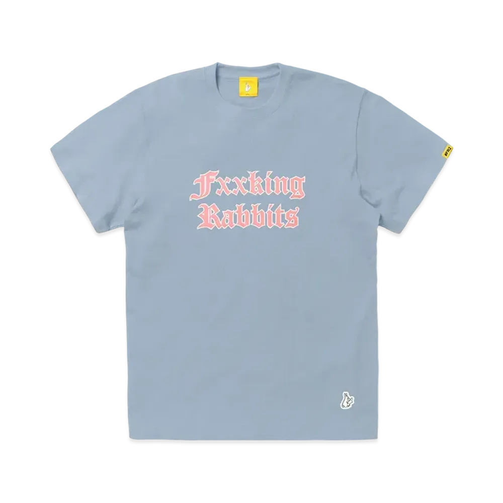 FR2 Fxxking Rabbits Logo T-Shirt "Blue"