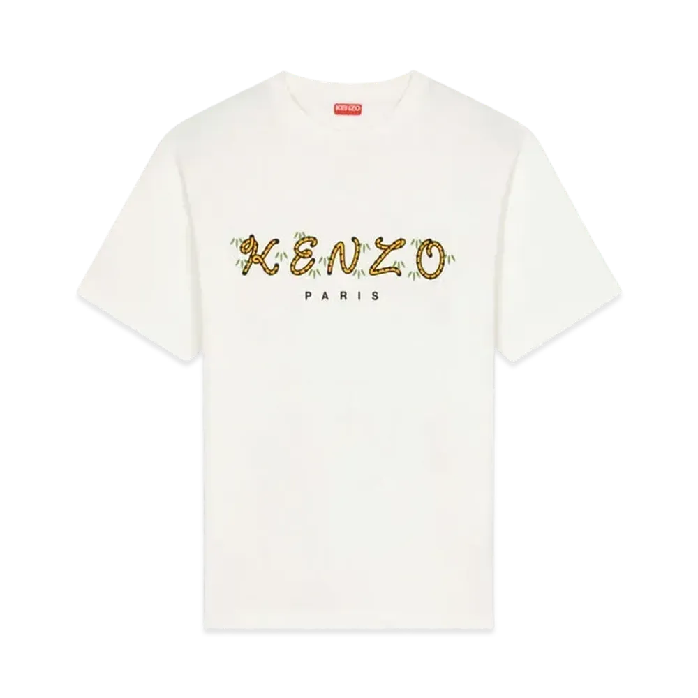 KENZO 'TIGER TAIL K' RELAX T-SHIRT "Off White"