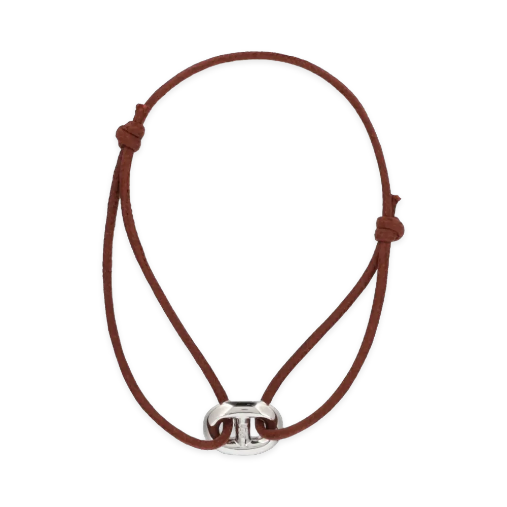 WIND AND SEA x IVXLCDM Mariner Cord Bracelet "Brick Silver"