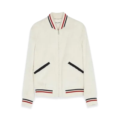 Saint Laurent Paris Blouson "White"