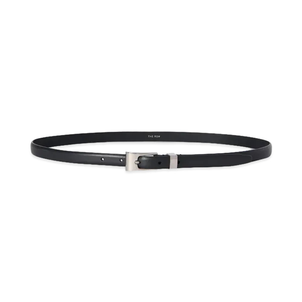 The Row Women's Downtown Leather Belt "Black"