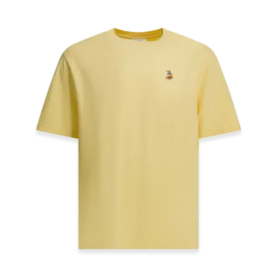 Maison Kitsune "Dreaming Fox" T-Shirt "Yellow"