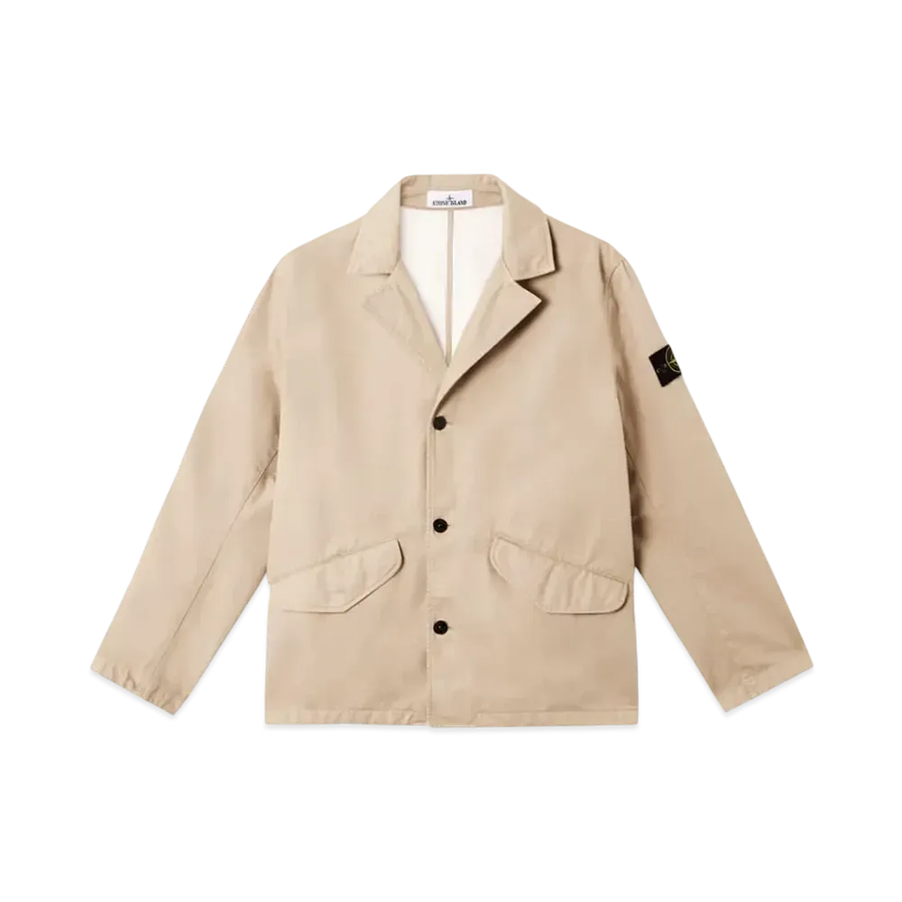 Stone Island A100003 Raso Gommato 3L Organic Cotton "Desert Brown"