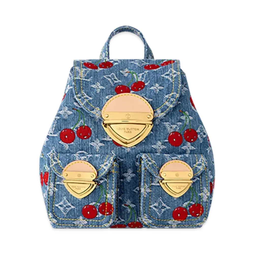 Louis Vuitton x Takashi Murakami Venice "Cherry Denim Blue"