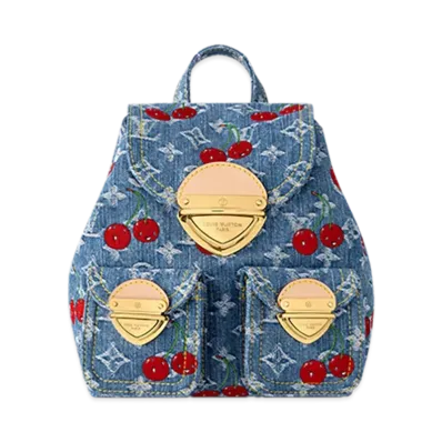 Louis Vuitton x Takashi Murakami Venice "Cherry Denim Blue"