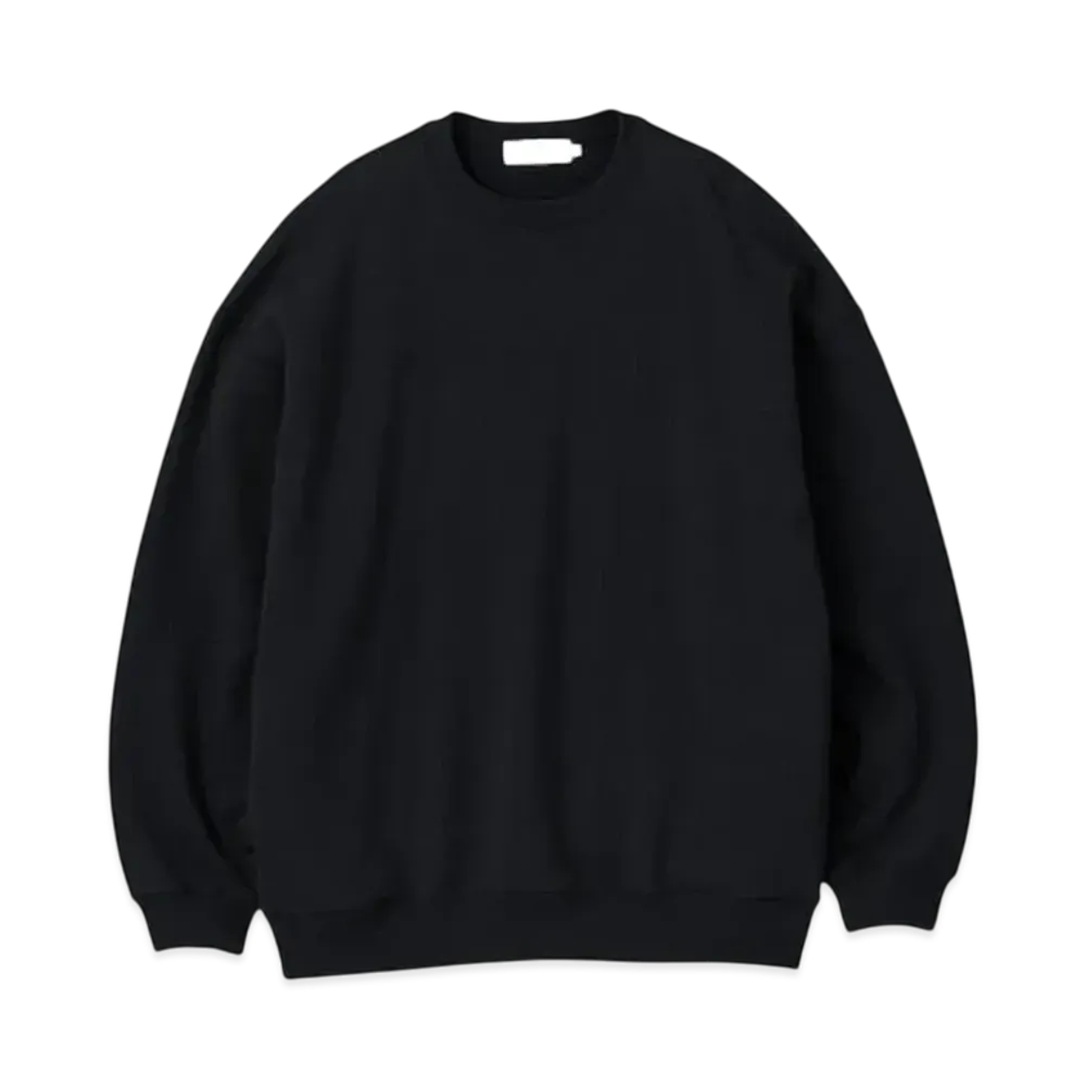 Graphpaper Azuma Terry Crew Neck Sweat "Black"