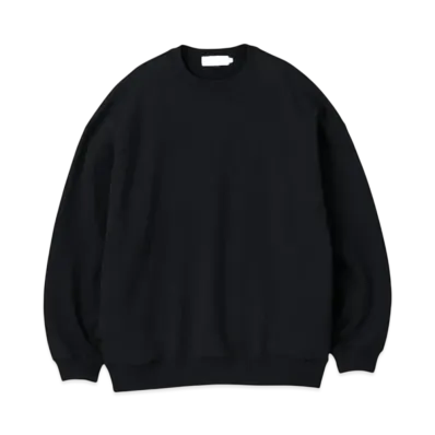 Graphpaper Azuma Terry Crew Neck Sweat "Black"
