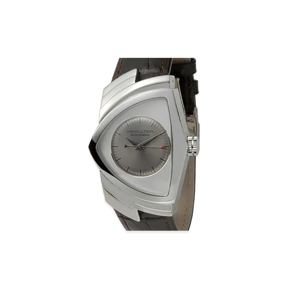 Hamilton Ventura Auto "Stainless Steel/Grey/Brown"