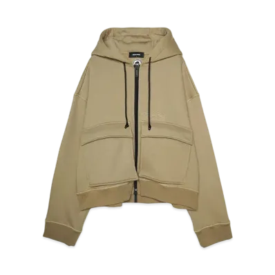 DSQUARED2 Baloon Cargo Zipped Sweatshirt "BEIGE"