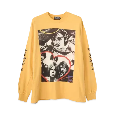 HYSTERIC GLAMOUR Sonic Youth/Evol T-Shirt "Yellow"