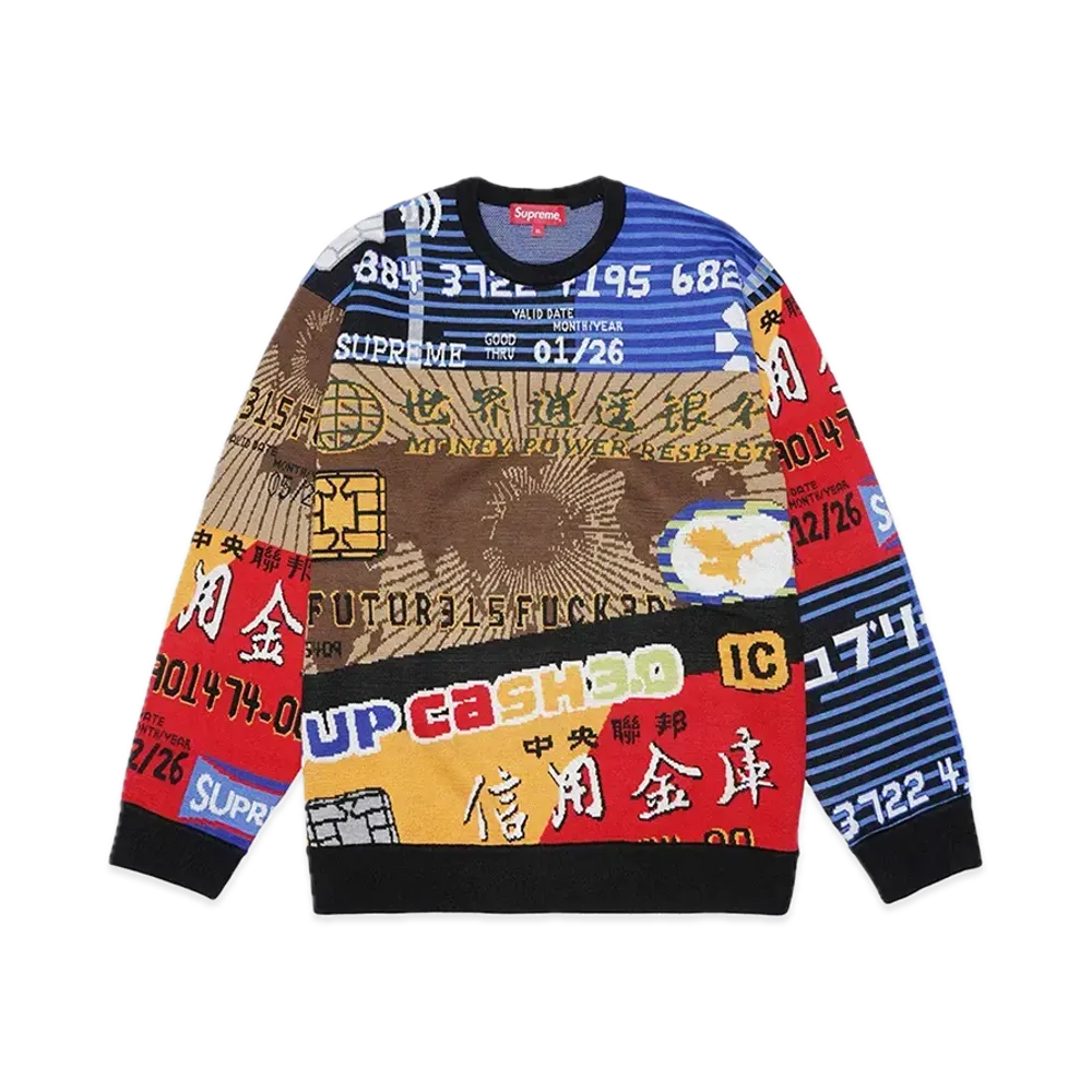 Supreme Credit Cards Sweater "Black"