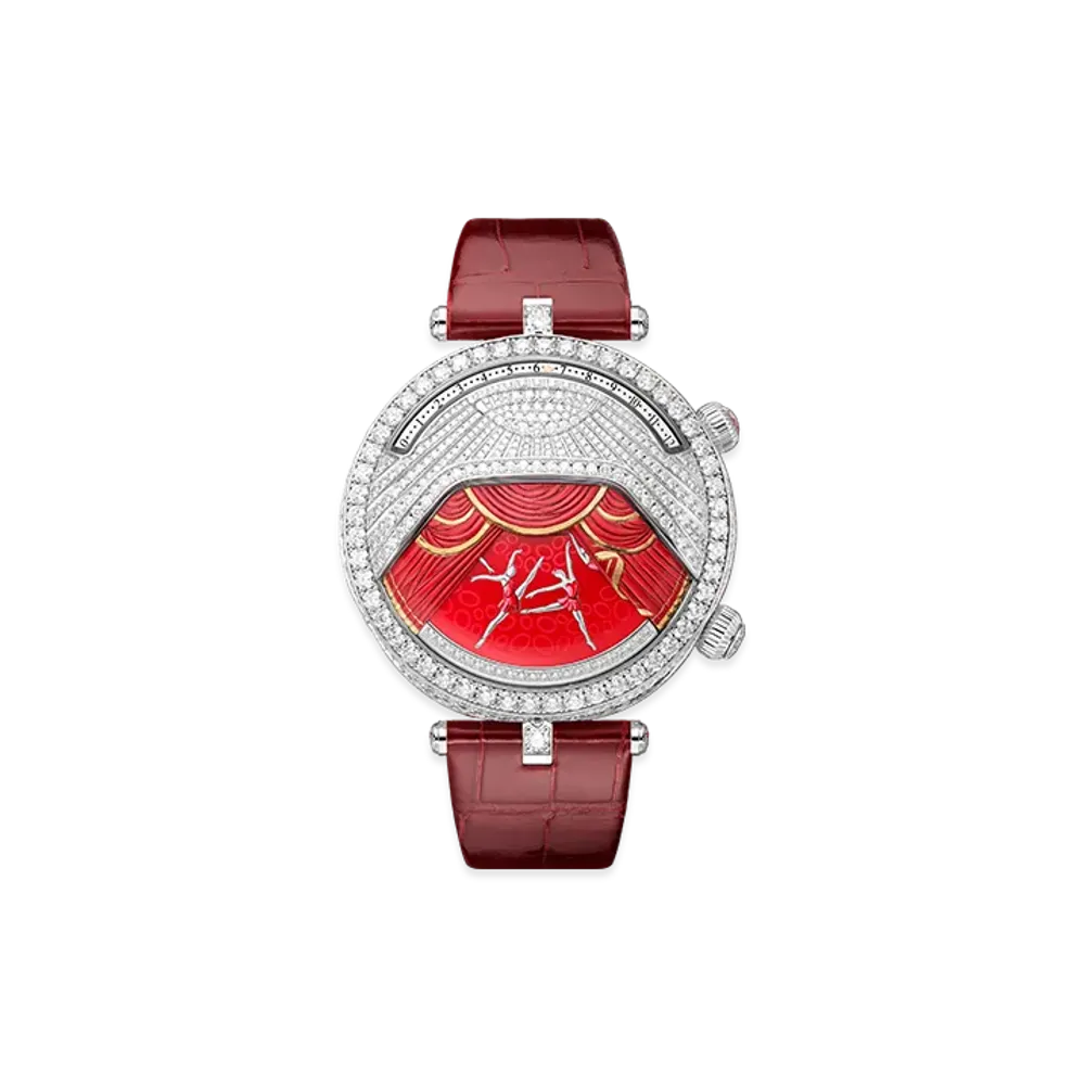 Van Cleef & Arpels Lady Arpels Ballerine Musicale Ruby watch "18K White gold/Diamond/Ruby"