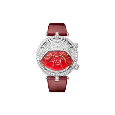 Van Cleef & Arpels Lady Arpels Ballerine Musicale Ruby watch "18K White gold/Diamond/Ruby"
