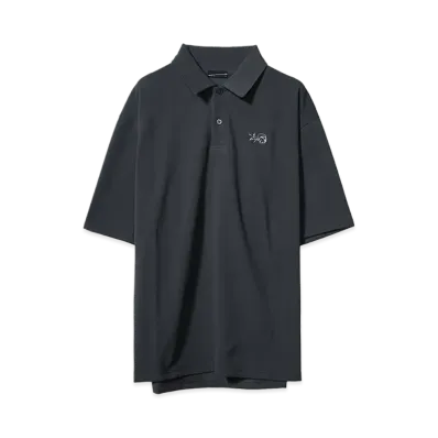 ドラえもん x LAD MUSICIAN 40/30T-CLOTHBIGPOLO "MOSS GRAY"