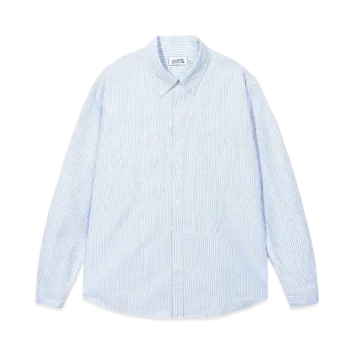ANTI SOCIAL SOCIAL CLUB Mind Games Oxford Shirt "French Blue Stripe"