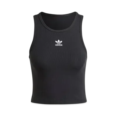 adidas Essentials Rib Tank Top "Black"