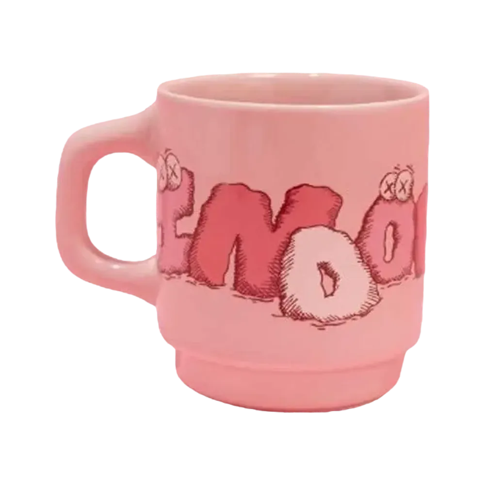 KAWS HOLIDAY Indonesia Mug "Pink"