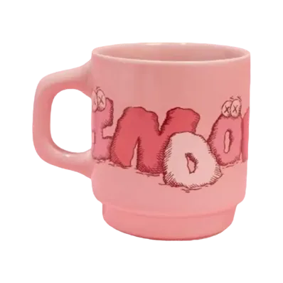 KAWS HOLIDAY Indonesia Mug "Pink"