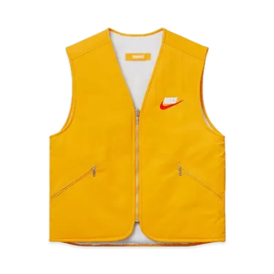 Supreme x Nike Reversible Nylon Sherpa Vest "Mustard"
