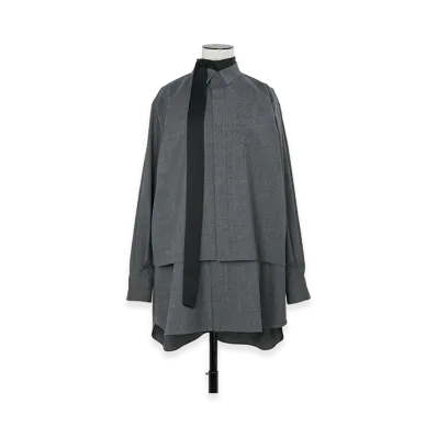 sacai Women's Suiting Dress "Gray"
