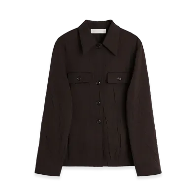 OUR LEGACY Women's Grind Jacket "Obscura Brown Imprint Wool"