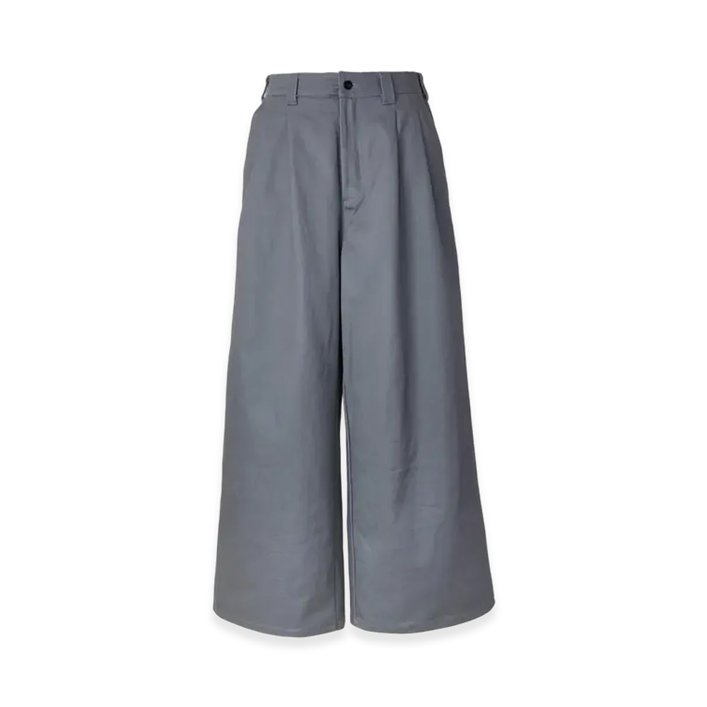FEELS. Wide Tucked Trousers "Gray"