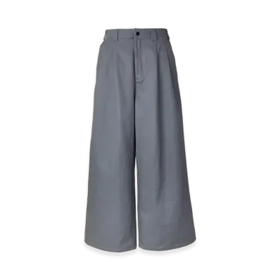 FEELS. Wide Tucked Trousers "Gray"