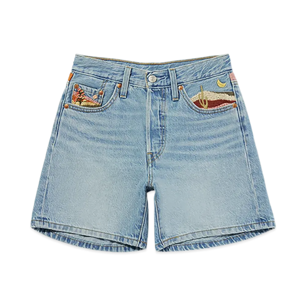 Levi's 501 Day Special Collection 501 Mid Thigh Shorts "Medium Indigo"