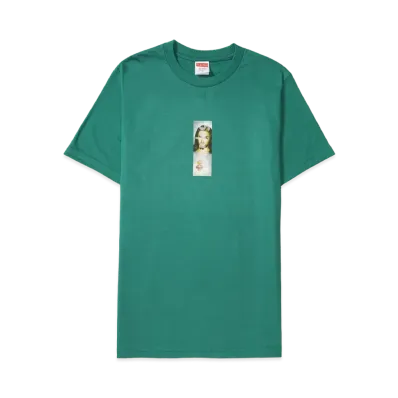 Supreme Prayer Card Box Logo Tee "Light Pine"