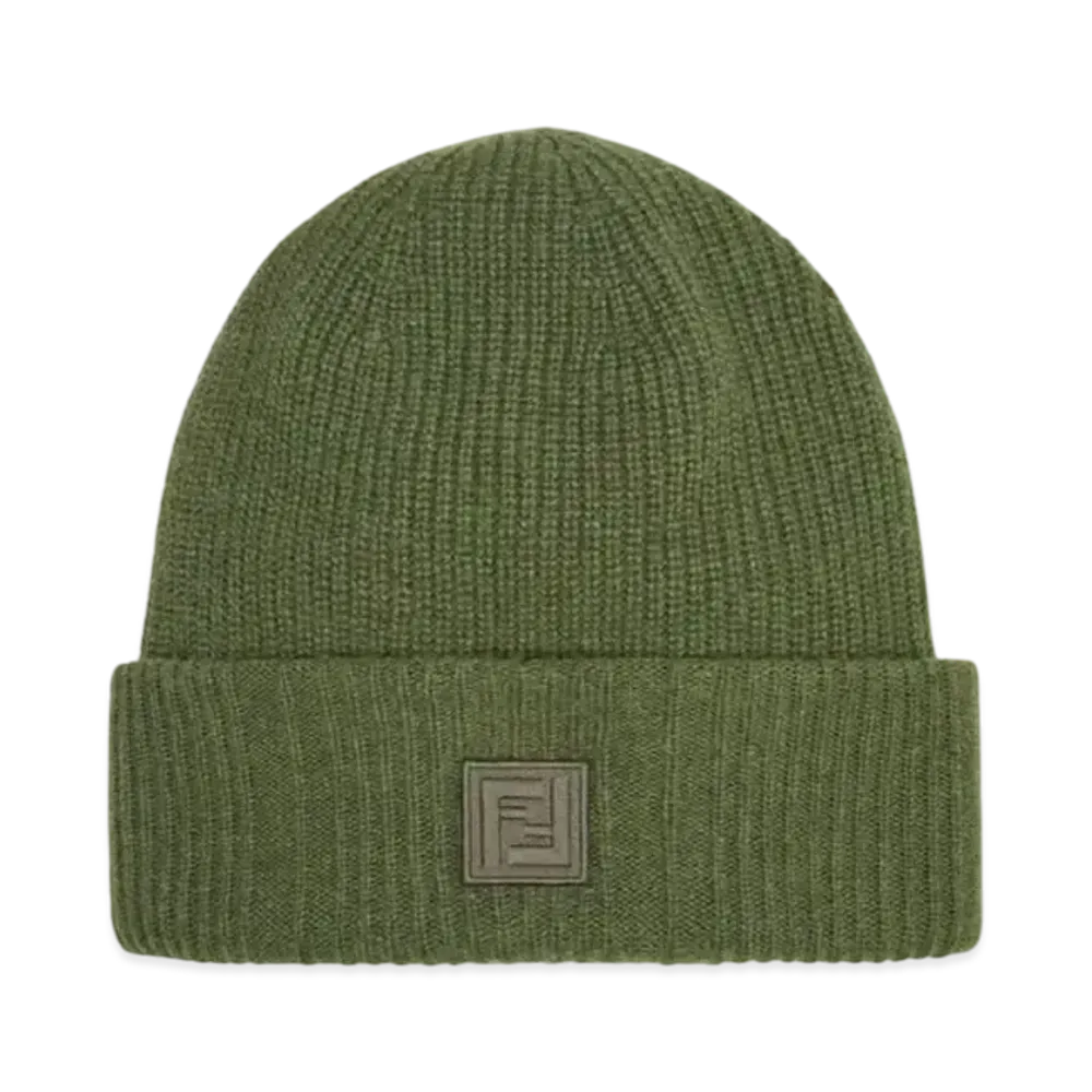 FENDI Beanie Wool and Cashmere "Green"