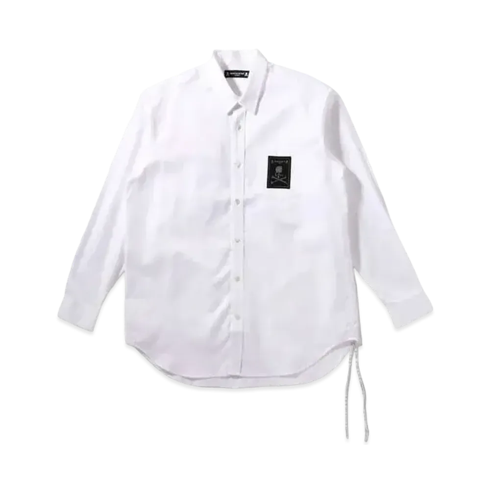 mastermind JAPAN Masterseed Satin Shirts "White"