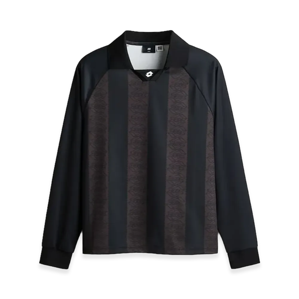H&M x LOTTO Loose Fit Soccer Shirt "Black"