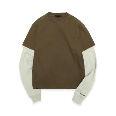 WORKSOUT x Beach Brains Aoyama Exclusive L/S Tee "Brown"